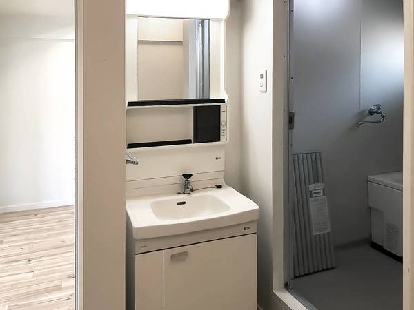 洗面設備　ビレッジハウスの同一物件・同一タイプの間取りの写真です