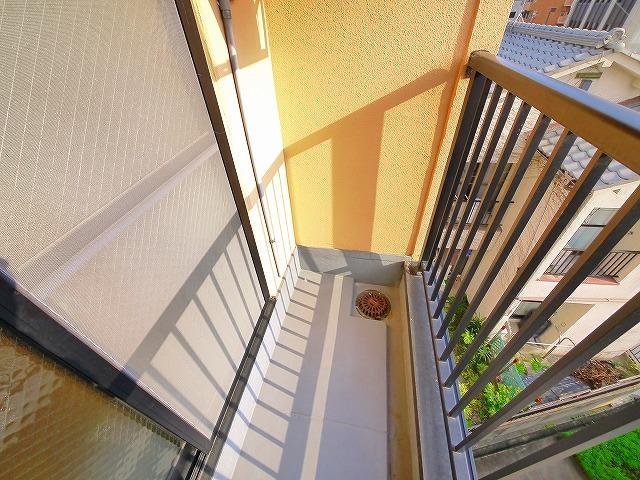 バルコニー　落ち着いた時間を過ごせるバルコニーです