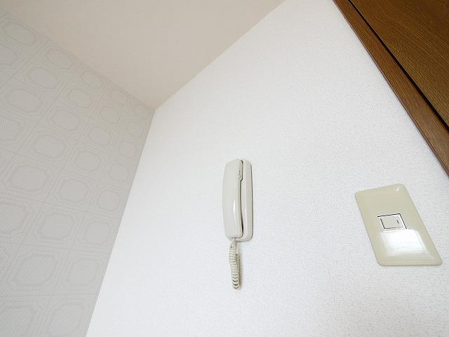 セキュリティ　インターホンです
