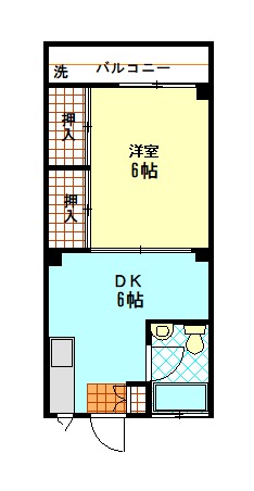 野島マンションの間取り