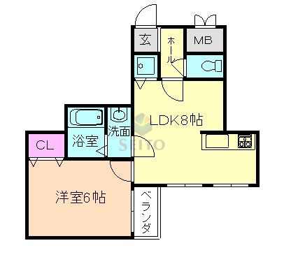 メゾンコンフォルテの間取り