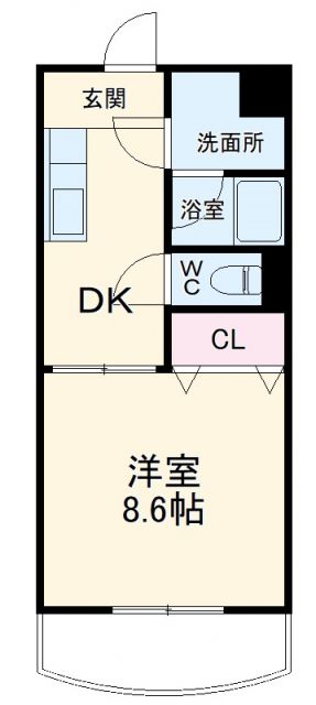 豊川市上野のマンションの間取り