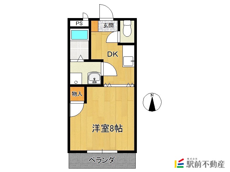 アーバンハイツ来夢Iの間取り