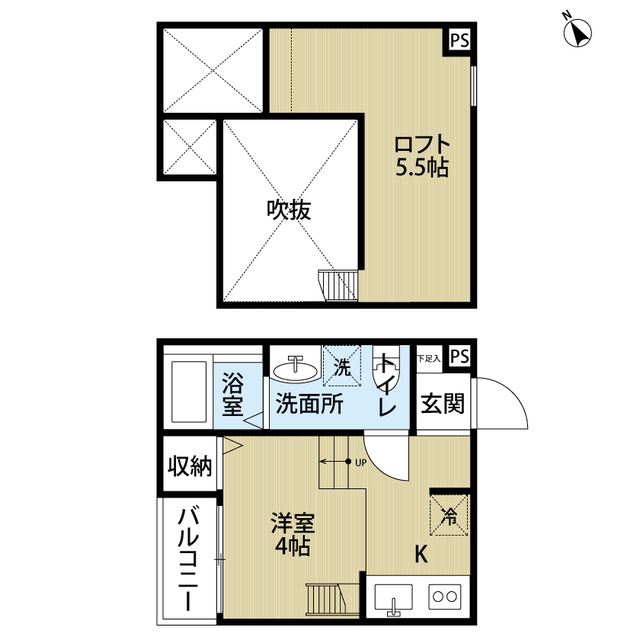 サクシード寺地町の間取り