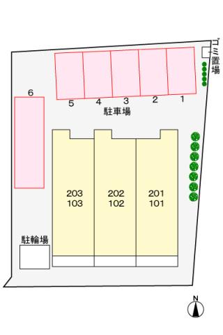 【サニー・ヴィラ ケイの駐車場】