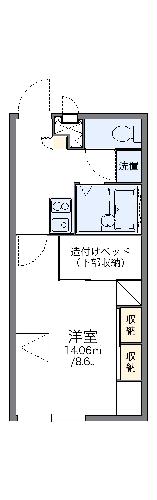 レオパレスアルテの間取り