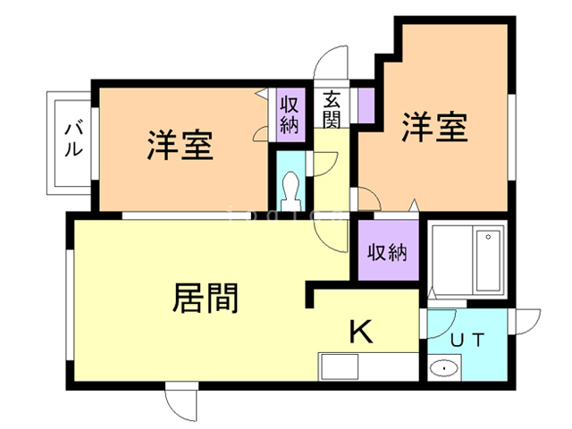 ボヌールメゾンの間取り