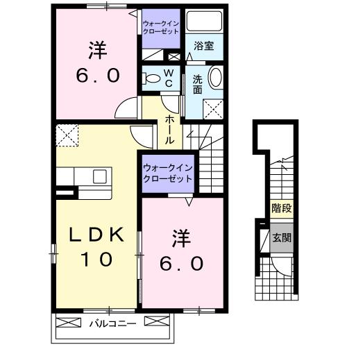 メゾン　エクセルＥの間取り