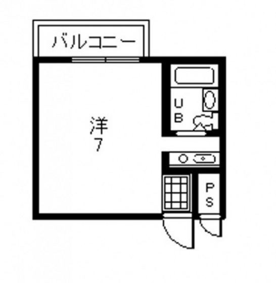 広島市佐伯区三筋のマンションの間取り