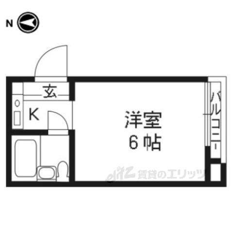 ヴィラ鞍馬口の間取り