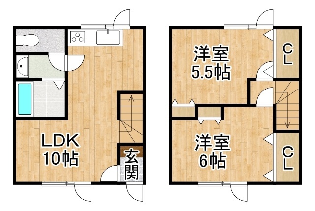 チェリーハイツの間取り