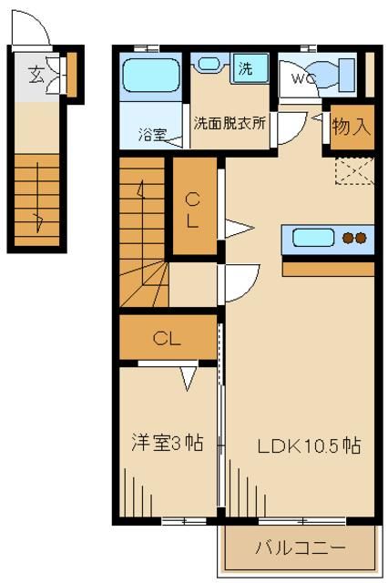 メゾンアロージョの間取り