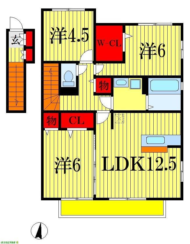 【セジュールフローラの間取り】