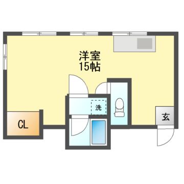 宇和島市寿町のマンションの間取り