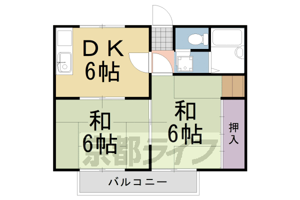 プチフール嵐山の間取り