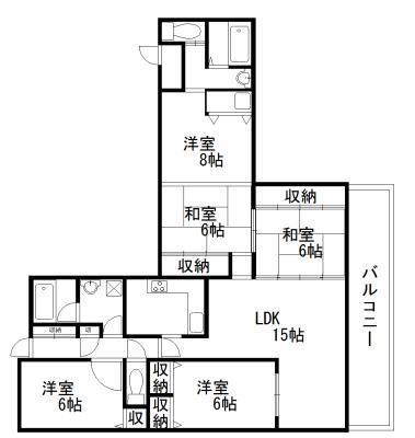 サンピア久米田（３１５号）の間取り