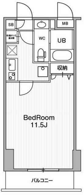 アーバンフラッツ池袋プレミアムの間取り