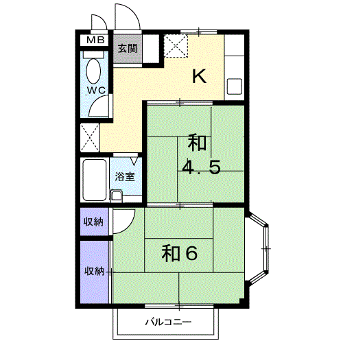 セントポーリアSTの間取り