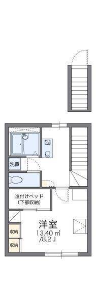 レオパレスユアーズ３の間取り