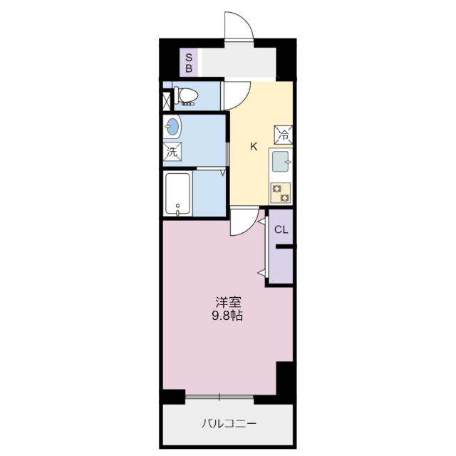 Ｋ－クレスト西新町の間取り