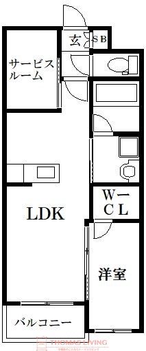 LIFEFIELD多々良の間取り