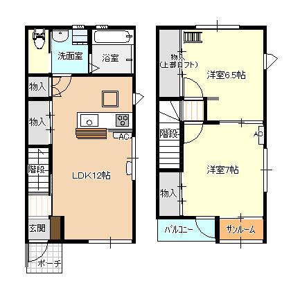 ファイン福岡の間取り