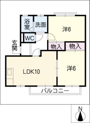 グリーンパル上郷の間取り