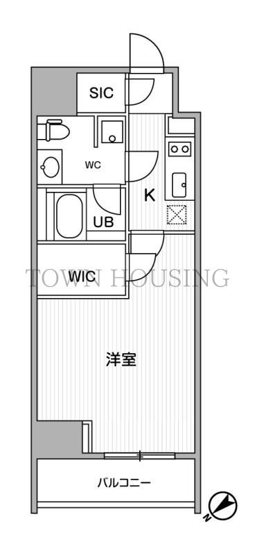 渋谷区恵比寿のマンションの間取り