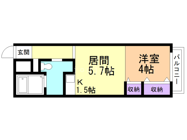 裏参道テラスの間取り