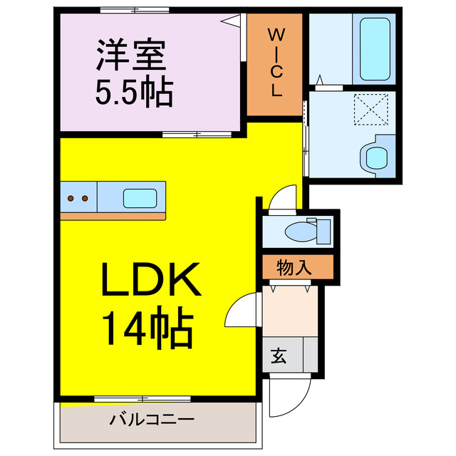 クレパスの間取り