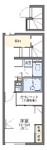 レオパレスＣｏｚｙ山崎の間取り