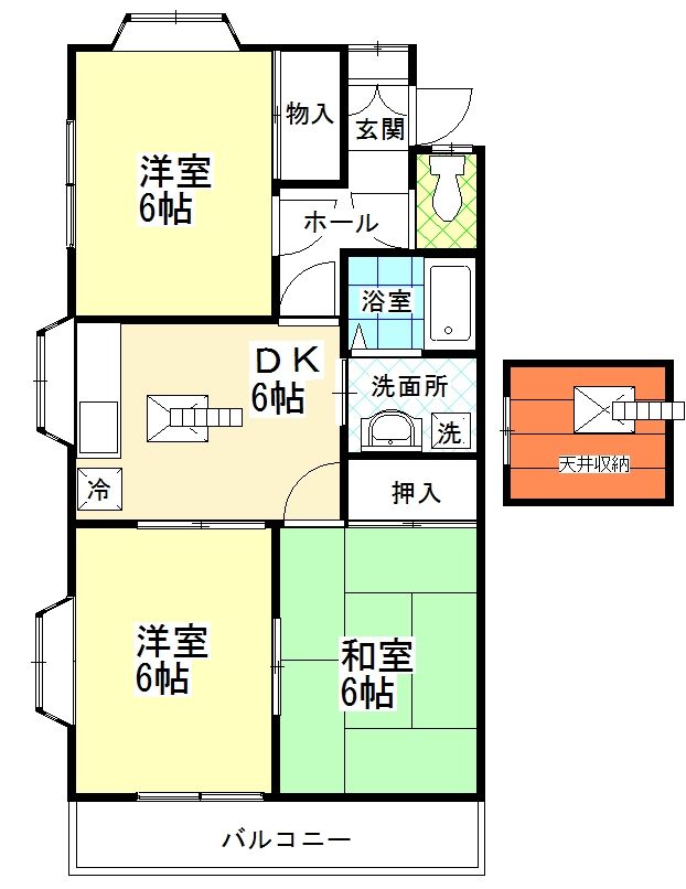 メゾン柴仁の間取り