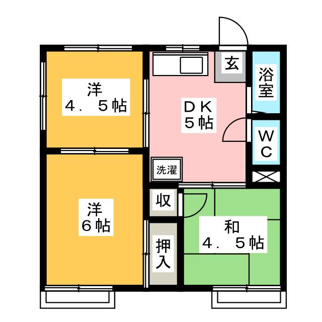 フォーブル久保Ａの間取り