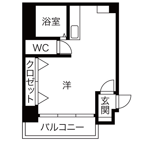 チサンマンション札幌第一の間取り