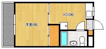 浜松市中央区大瀬町のマンションの間取り