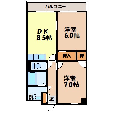 ミューシャの間取り