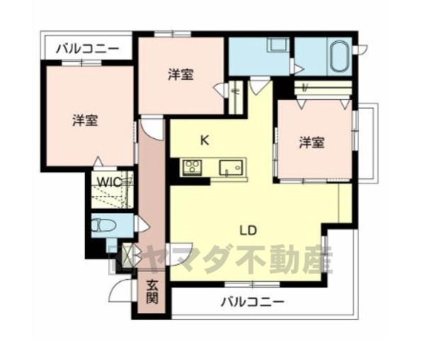 第12レジデンスオクノ藤が丘の間取り