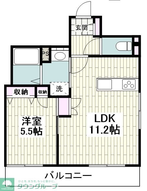 【横浜市泉区和泉中央北のマンションの間取り】