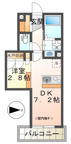 KRAFT BLDG V (クラフトビルファイヴ）の間取り