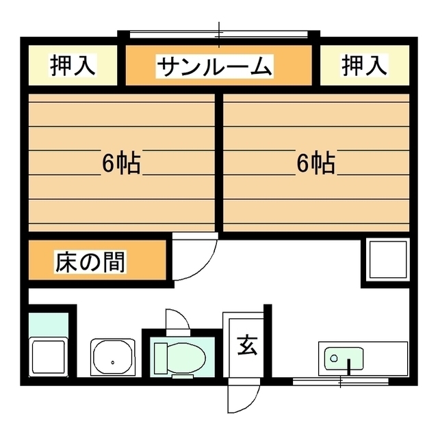 オレンジリーフの間取り