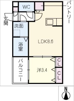 仮）ジーメゾン南花町プレシールの間取り