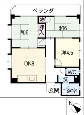 サンパーク高道の間取り