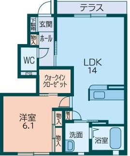 ボナールABの間取り