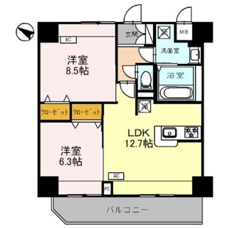 グラン・ルポ高崎の間取り