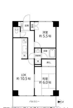 【杉並区井草のマンションの間取り】