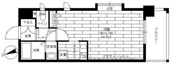 【ステージファースト中野駅前の間取り】