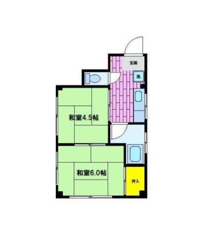 荒川区東日暮里のマンションの間取り