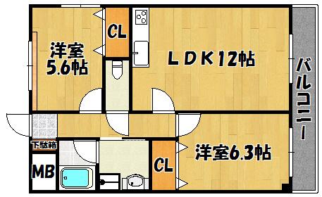 カルサイトの間取り