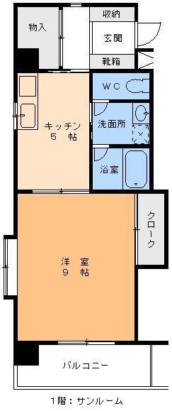 エンゼルコート古町の間取り