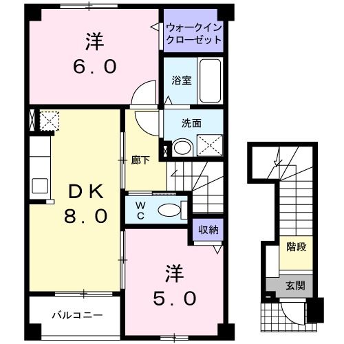 布智ビレッジＢの間取り